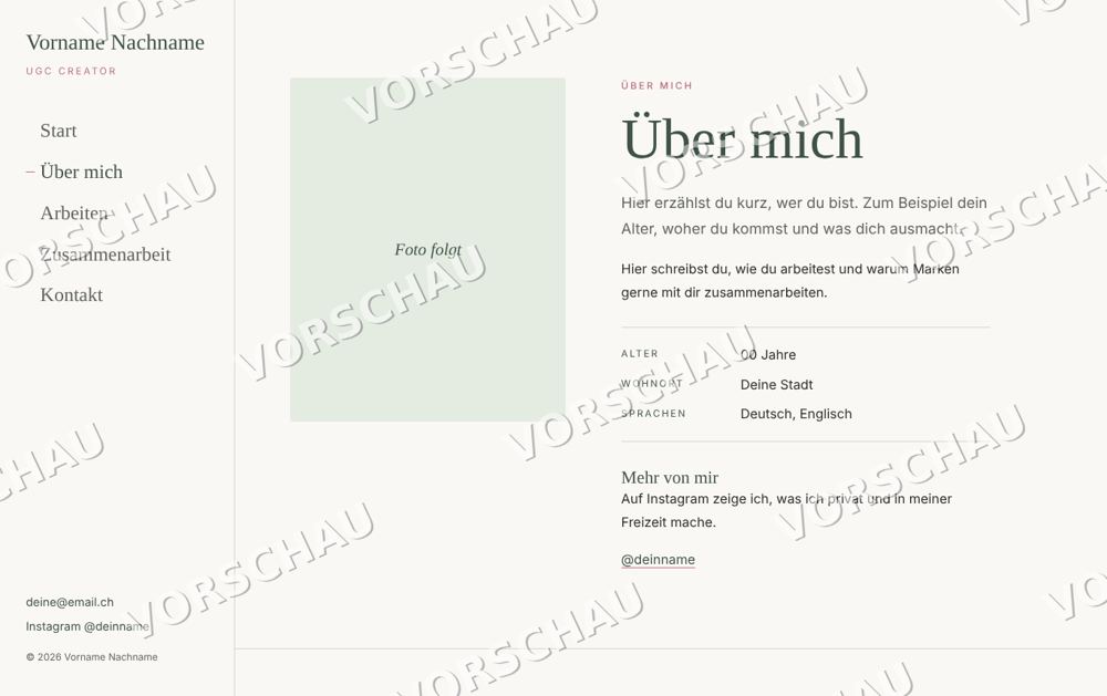 Vorschau Über-mich-Seite Atelier